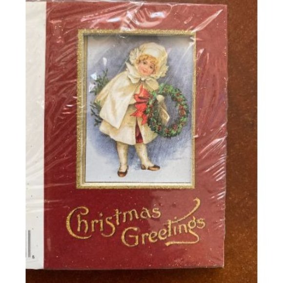 Retired Christmas Greetings Old World Christmas Mini Cards - Picture 1 of 3